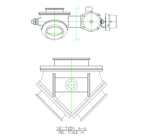Double Dump Airlock drawing