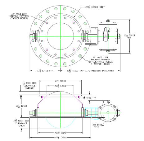 Double Dump Airlock drawing